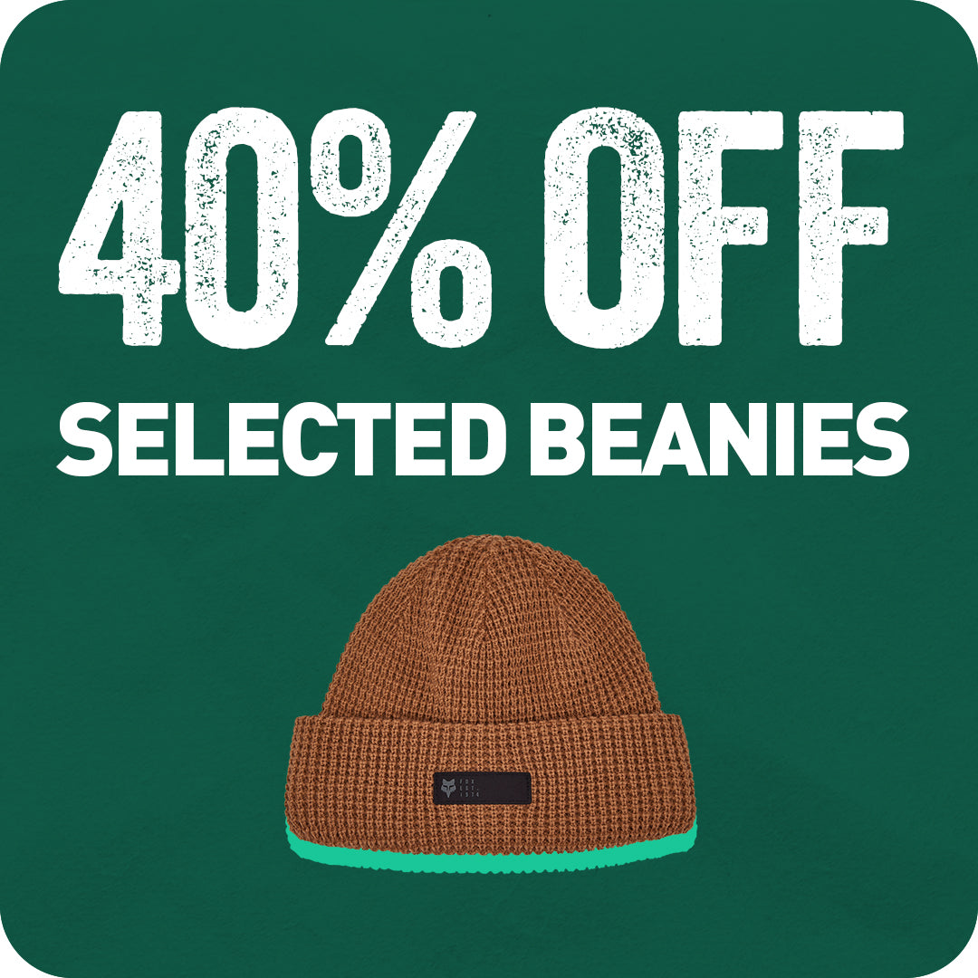 40% Off Selected Beanies!