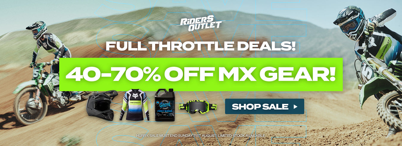 Full Throttle MX Gear Deals! Save 40-70% OFF