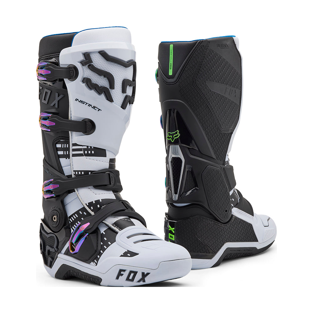 FOX INSTINCT 50TH LE BOOTS [BLACK/WHITE] — RidersOutlet