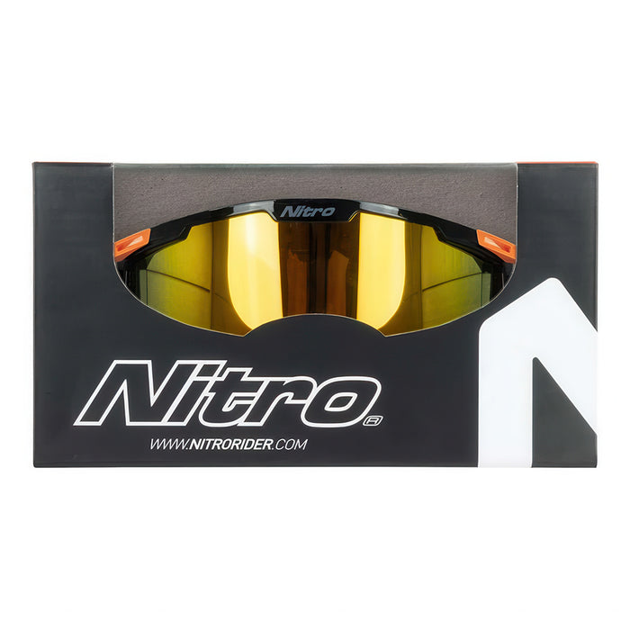 NITRO NV-100 GOGGLES [ORANGE BLACK] - 5