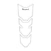 KEITI TANK PAD NARROW KT3600C [CLEAR] 1