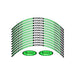 KEITI NON-REFLECTIVE WHEEL 3 STRIPE RACING WS820FG