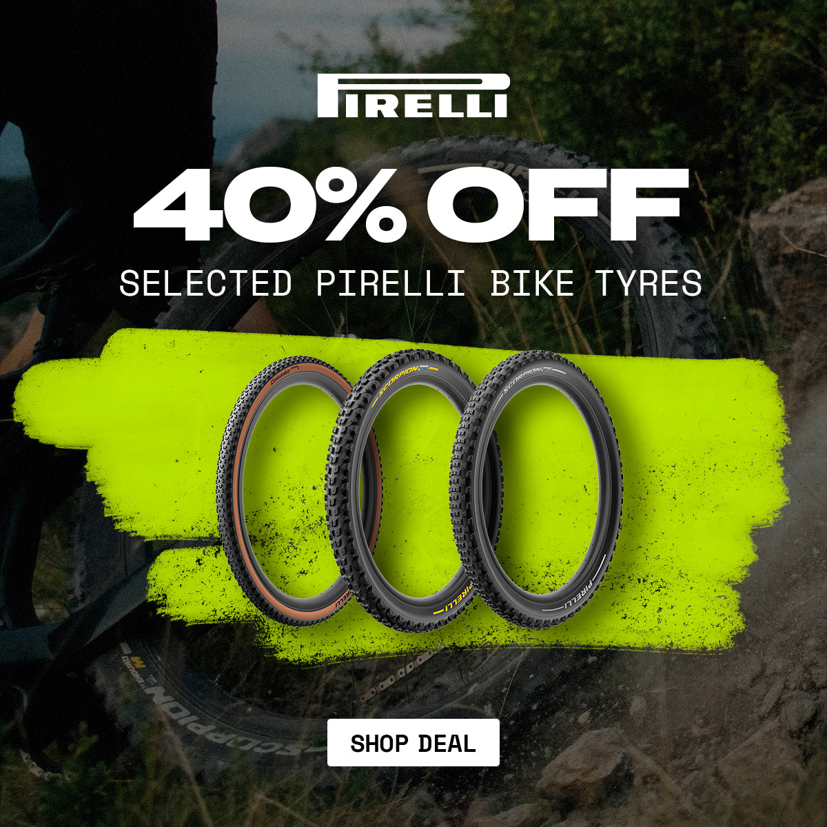 40% Off Selected Pirelli Cycling Tyres!