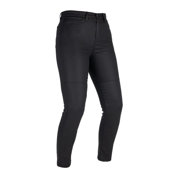 Oxford Ladies OA Waxed Jeggings Pant - Black (Short)