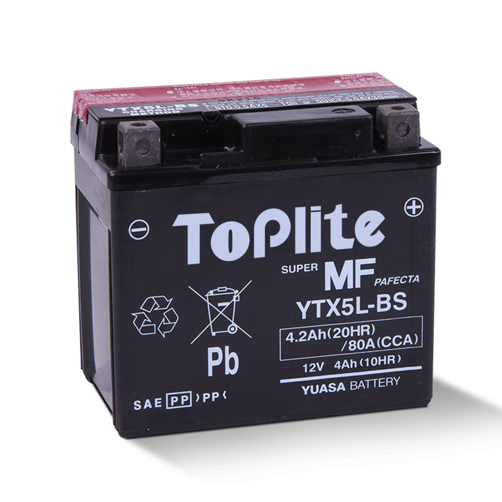 TOPLITE BATTERIES - 12V MAINTENANCE FREE — RidersOutlet