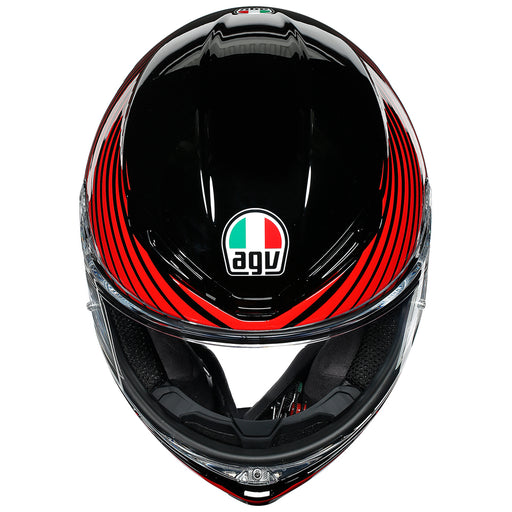 AGV K6 RUSH [BLACK/RED] (9559035412800)