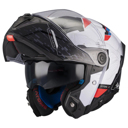 MT ATOM 2 SV [HIGHLANDS GLOSS WHITE-RED-BLUE] - 1