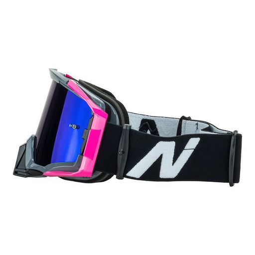 NITRO NV-150 GOGGLES [GREY PINK BLUE LENS] 2