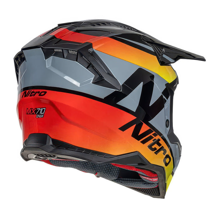 NITRO MX710 [ONYX BLACK RED YELLOW] 4
