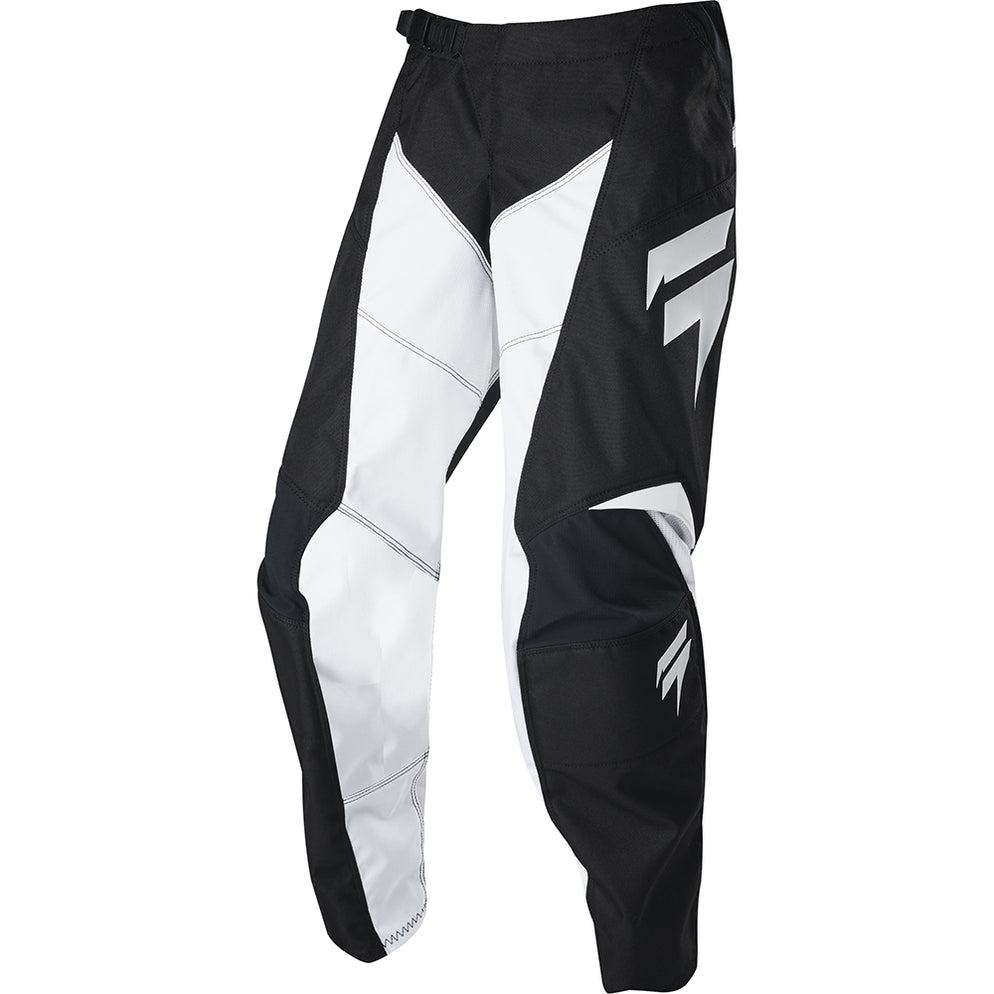 SHIFT YOUTH WHIT3 RACE PANTS [BLACK/WHITE] — RidersOutlet