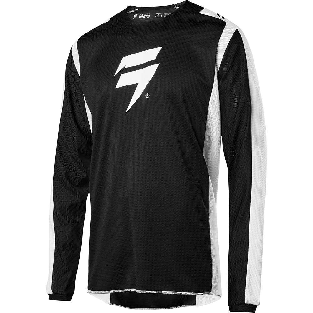 SHIFT WHIT3 LABEL RACE JERSEY [BLACK/WHITE] — RidersOutlet