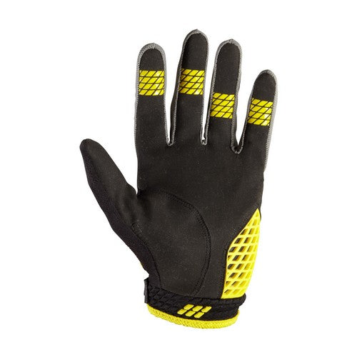 Fox Unabomber Gloves Yellow-Palm (7043457941564)