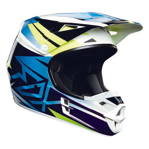 Fox V1 Costa Helmet Visor Blue (7072960544828)