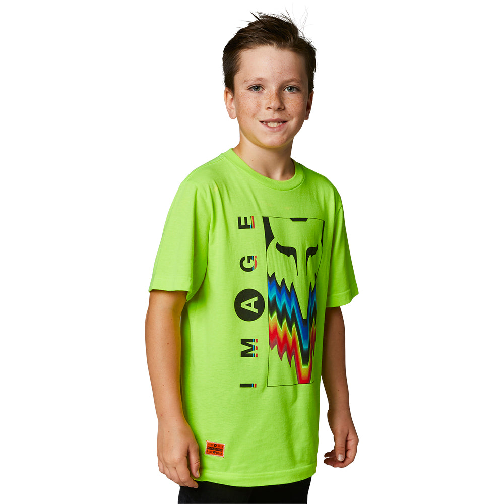 FOX YOUTH RELM SS TEE [FLO YELLOW] — RidersOutlet