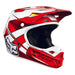 Fox V1 Race Helmet Visor Red (7072942325820)