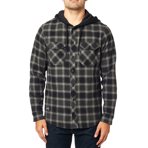 Fox avalon hooded flannel clearance