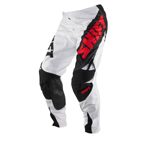 04377-Shift Reed Replica Pants White/Red-Left side (8214951788864)